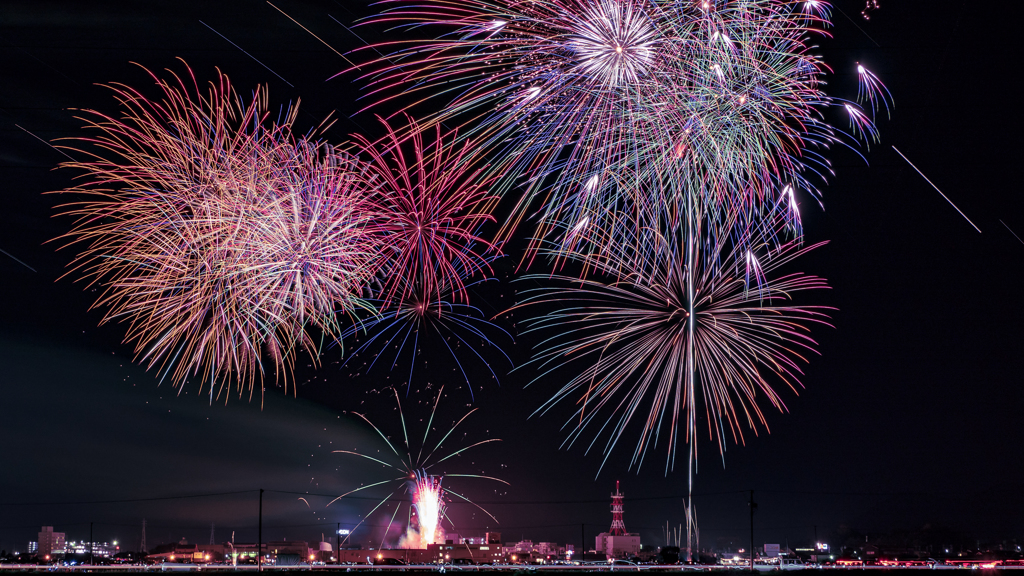 田原祭り・五町合同花火大会