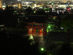 犬山成田山から見た夜景
