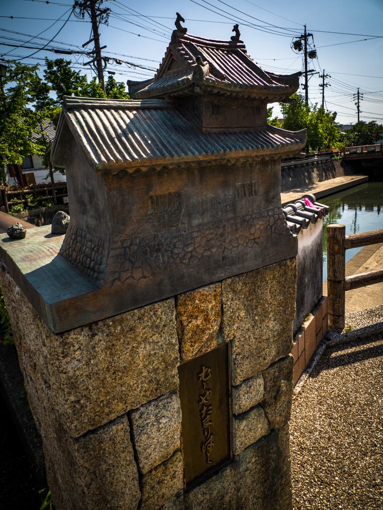 水門川と大垣城