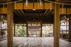 日牟禮八幡宮　能舞台