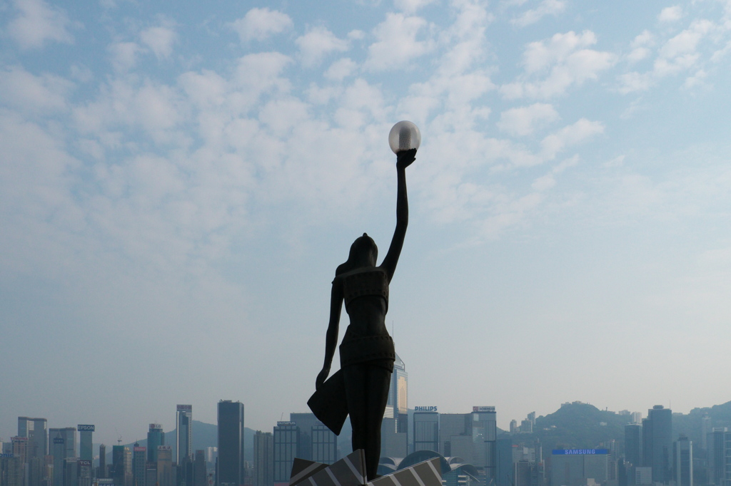 Gold Goddess Statue