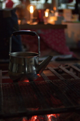 Fire, Kettle and Candles