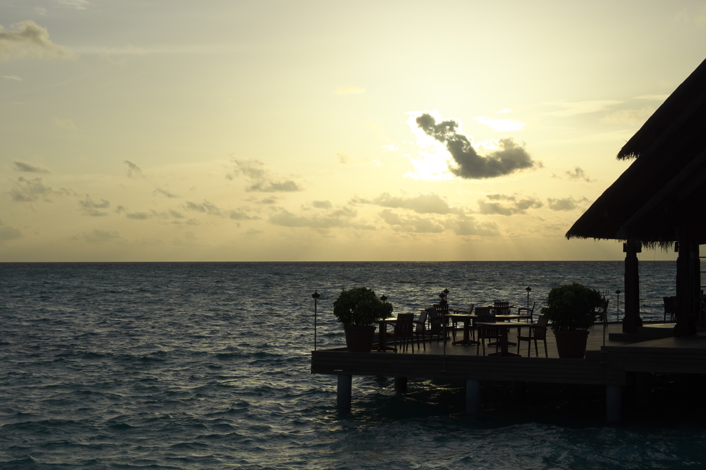 Sunset in Maldives