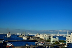 横浜散歩　港全景