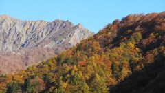 鍵掛峠展望台より大山南壁