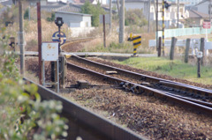 中田駅近辺の踏切