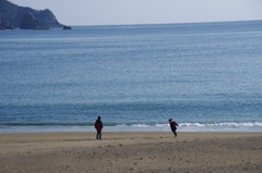 大浜海岸〜地元のこども