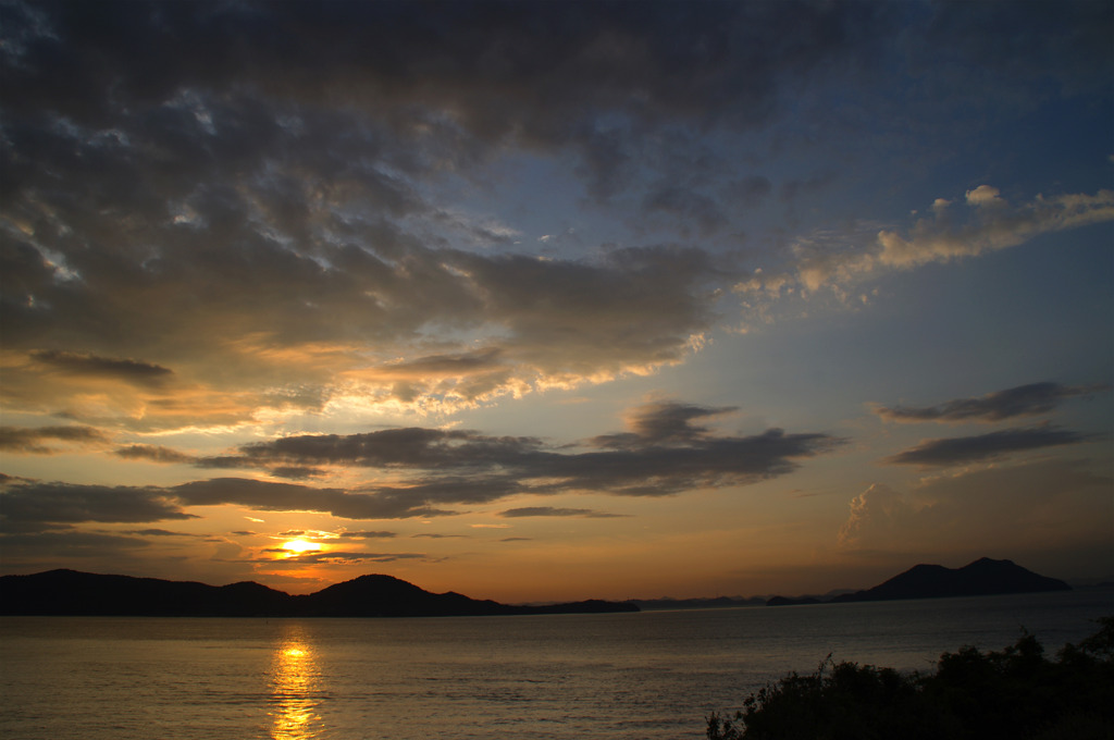 夕暮れ間近