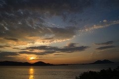 夕暮れ間近