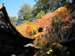三峰神社にて