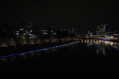 河の光