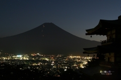 富士山にも願う