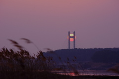 サンセットブリッジと日没④