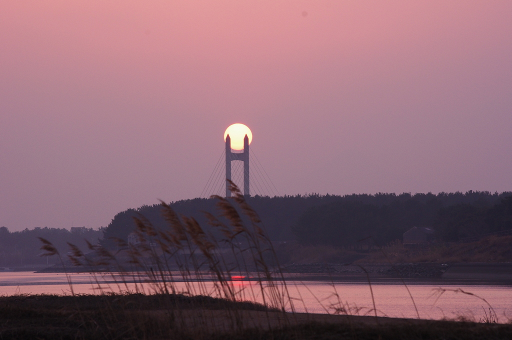 サンセットブリッジの日没①