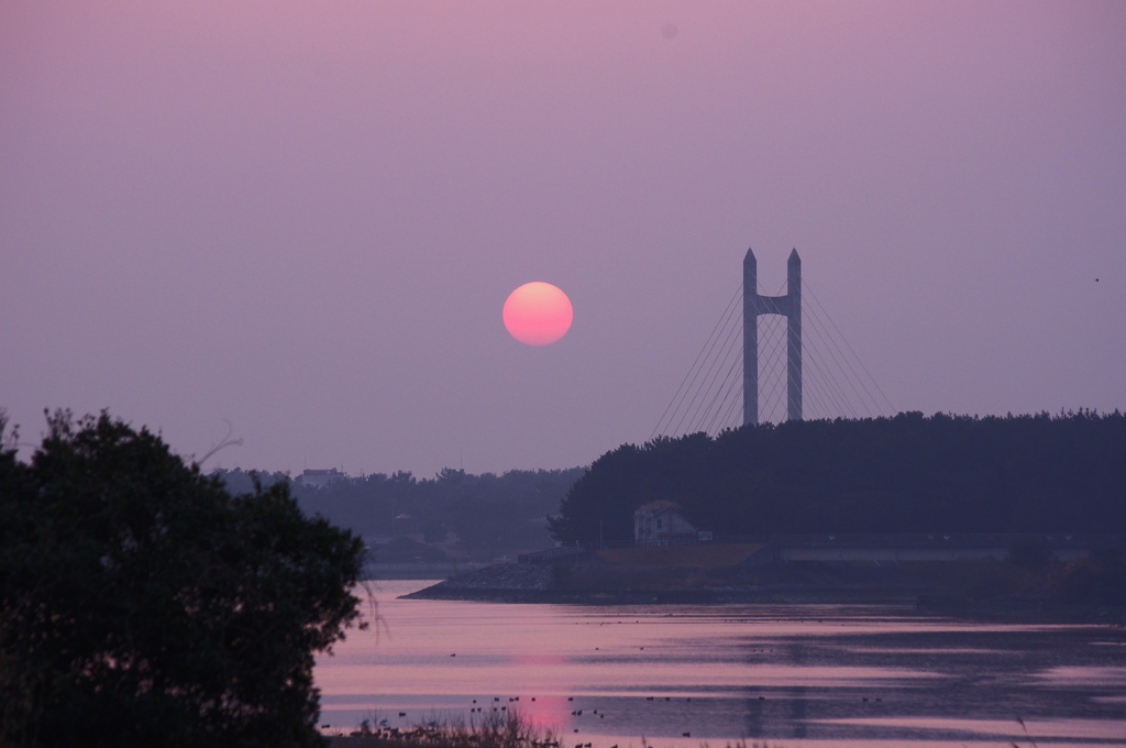 サンセットブリッジの日没③