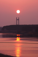 サンセットブリッジの日没②