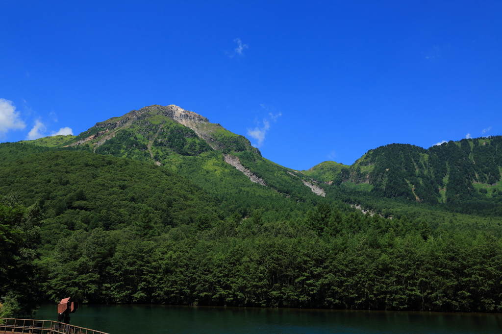 快晴の焼岳