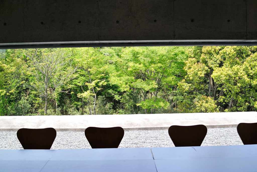 記念館からの光景