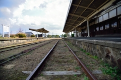 旧大社駅のレール