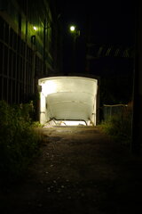 開かずの踏切横にある地下道