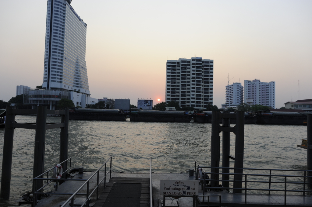 夕日