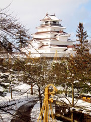 冬の鶴ヶ城