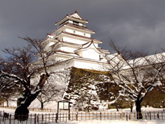 冬の鶴ヶ城