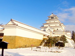 冬の鶴ヶ城