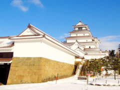 冬の鶴ヶ城