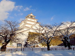 冬の鶴ヶ城