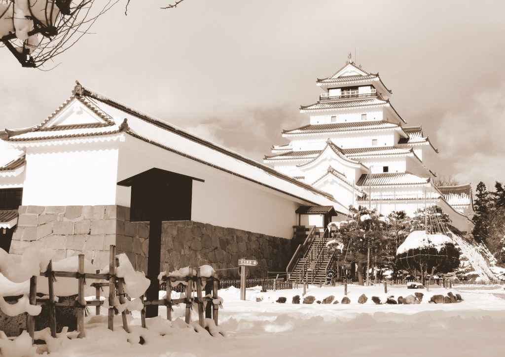 冬の鶴ヶ城