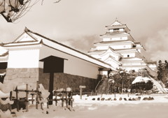 冬の鶴ヶ城
