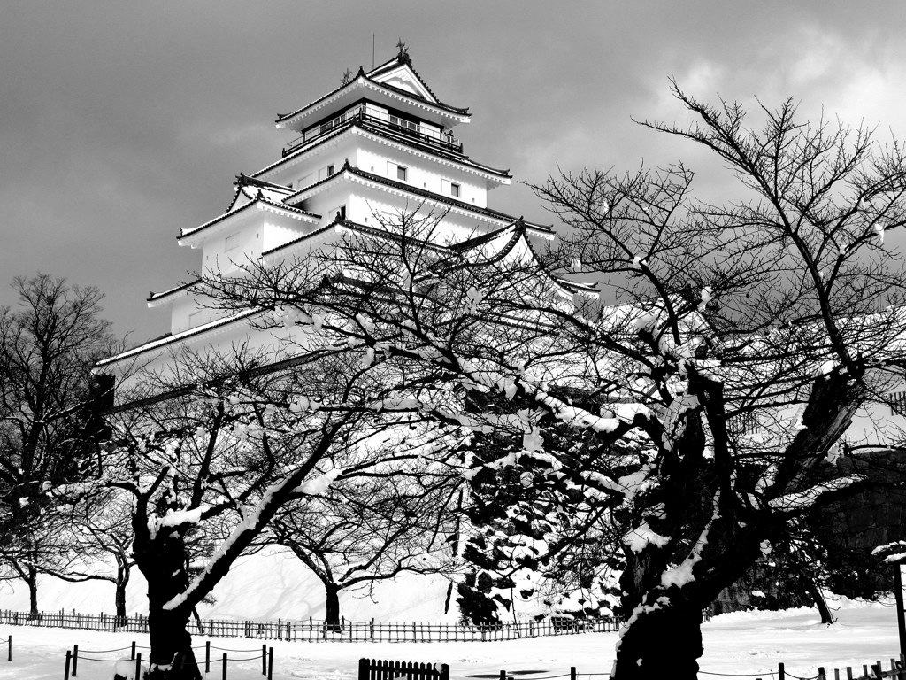 冬の鶴ヶ城