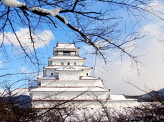 冬の鶴ヶ城