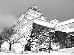 冬の鶴ヶ城