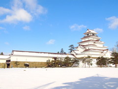 冬の鶴ヶ城