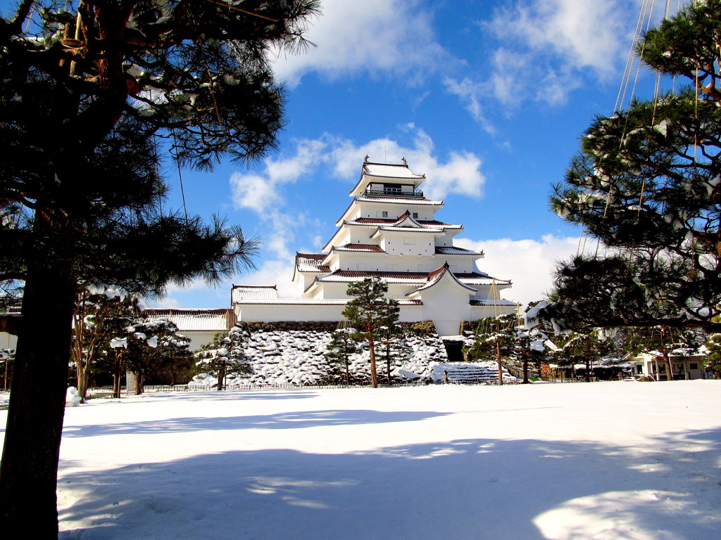 冬の鶴ヶ城