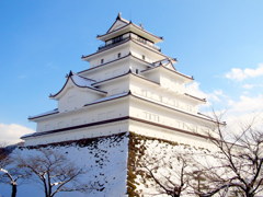 冬の鶴ヶ城