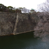 大阪城の石垣　城　スケール