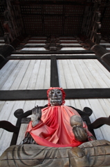 東大寺に座ってた