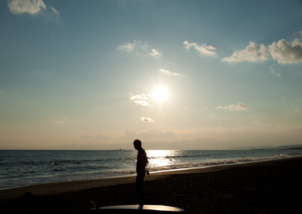 夕暮れ前に