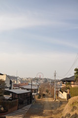 丘の上から