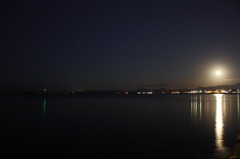 陸奥湾の夜更け