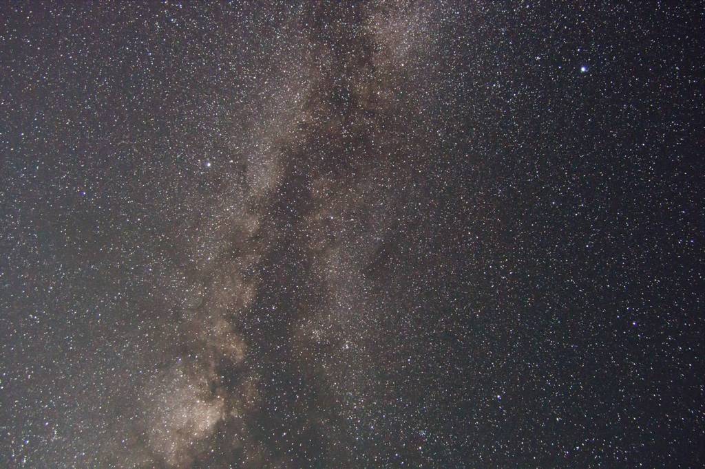 天の川　今年初の星空