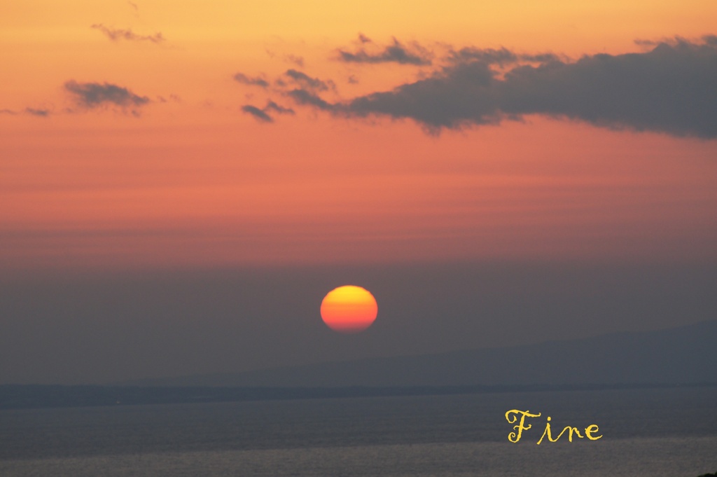 1847_夕陽と海