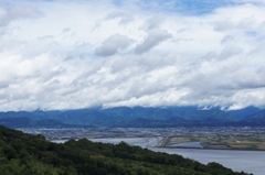 台風の後の景色