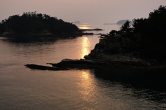 天草の夕景　４号橋にて