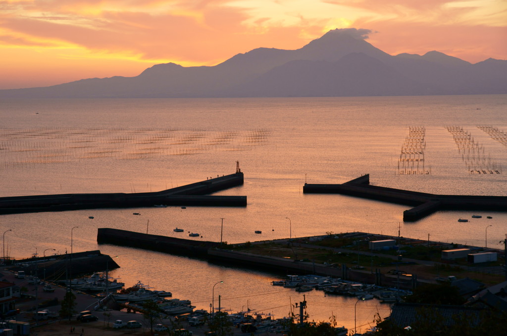 有明海の夕景　パート◎◎!!