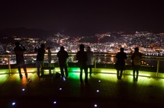 稲佐山からの夜景（長崎港を見下ろす）