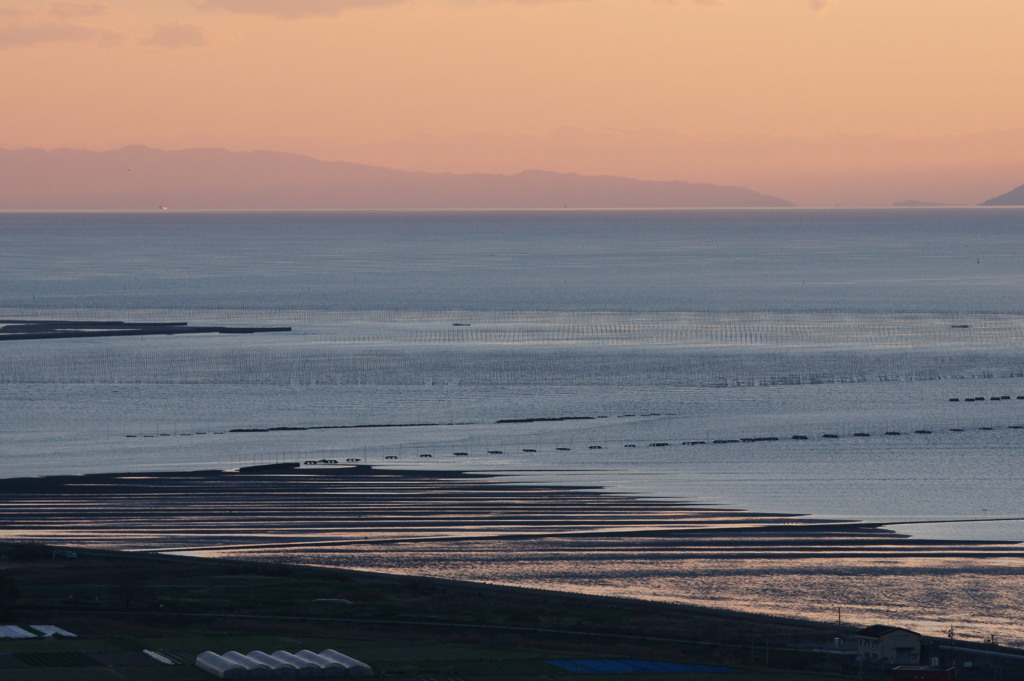 今日の夕景